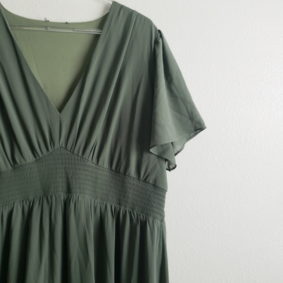 Baltic Born Birdie Maxi Dress Smocked Short Sleeve New Without Tags - Picture 4 of 7